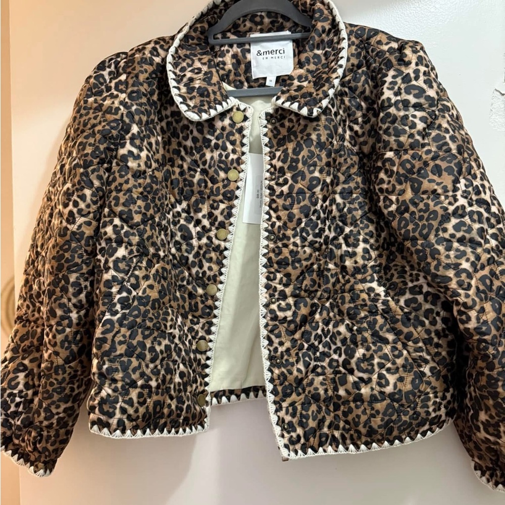 Boutique Leopard Print Jacket